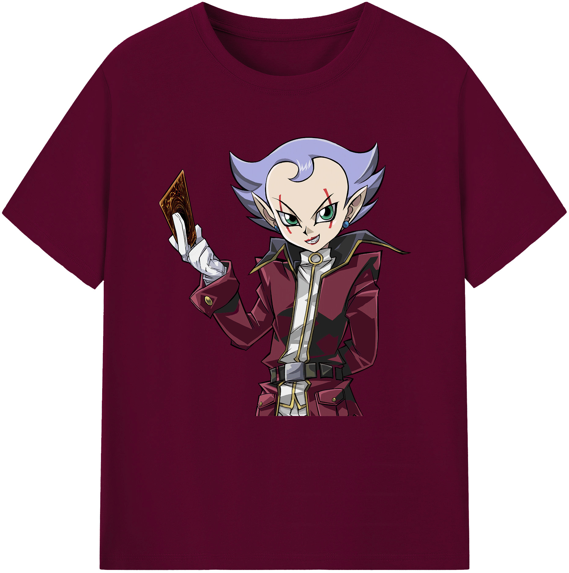 （画像用） 遊☆戯☆王 Yu-Gi-Oh! レディースカジュアルプリントTシャツ（綿100％）